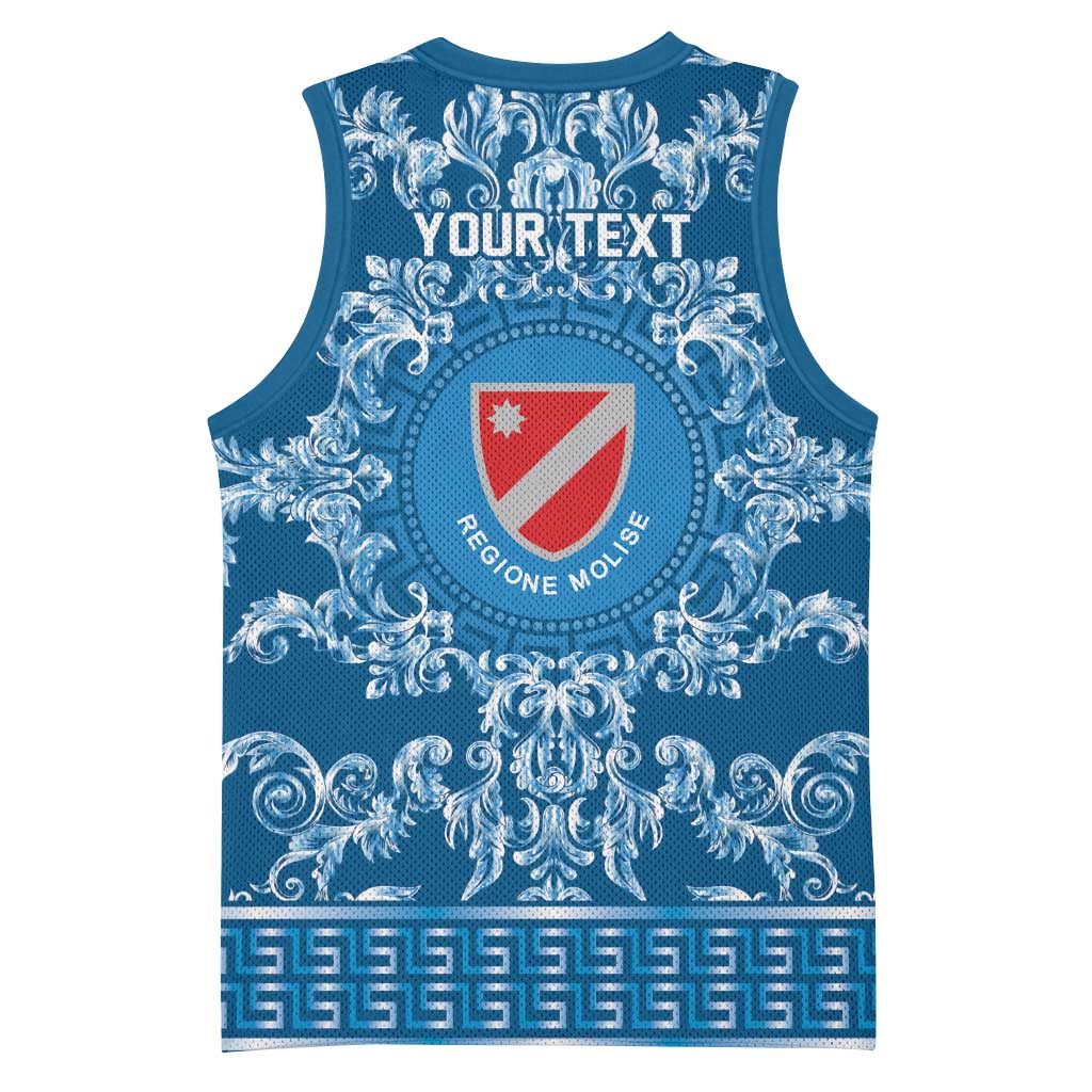 Personalized Italy Molise Basketball Jersey Baroque Motif