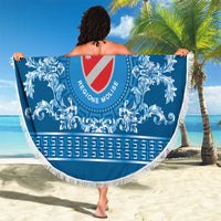 Personalized Italy Molise Beach Blanket Baroque Motif