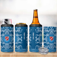 Personalized Italy Molise 4 in 1 Can Cooler Tumbler Baroque Motif