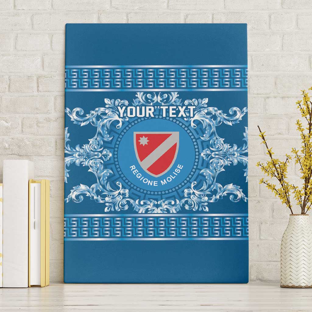 Personalized Italy Molise Canvas Wall Art Baroque Motif