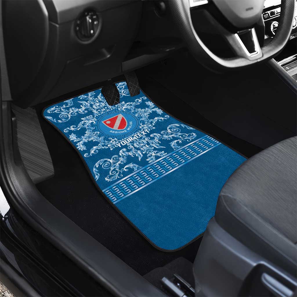 Personalized Italy Molise Car Mats Baroque Motif
