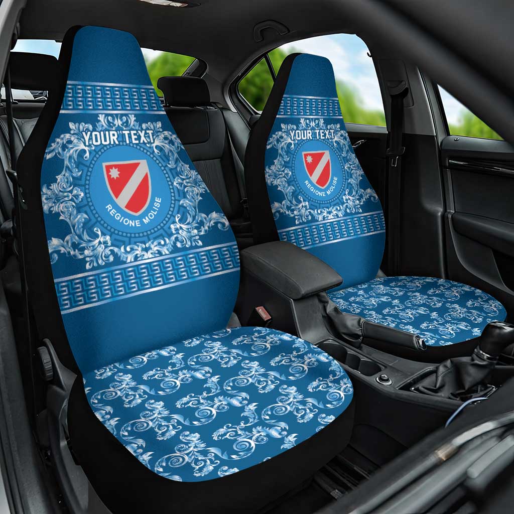 Personalized Italy Molise Car Seat Cover Baroque Motif