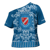 Personalized Italy Molise Cross Shoulder Shirt Baroque Motif