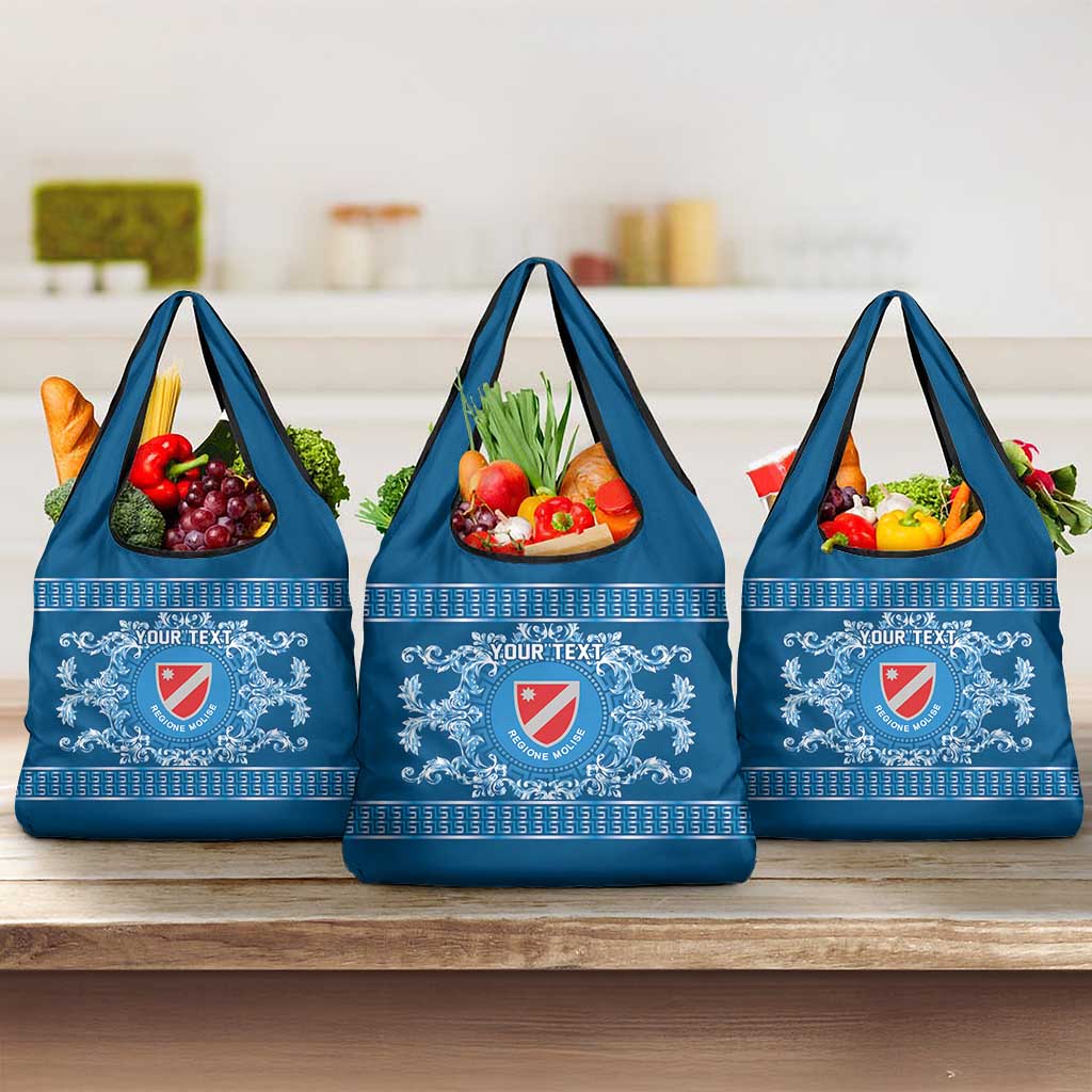 Personalized Italy Molise Grocery Bag Baroque Motif