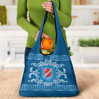 Personalized Italy Molise Grocery Bag Baroque Motif