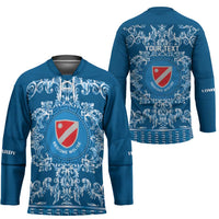Personalized Italy Molise Hockey Jersey Baroque Motif