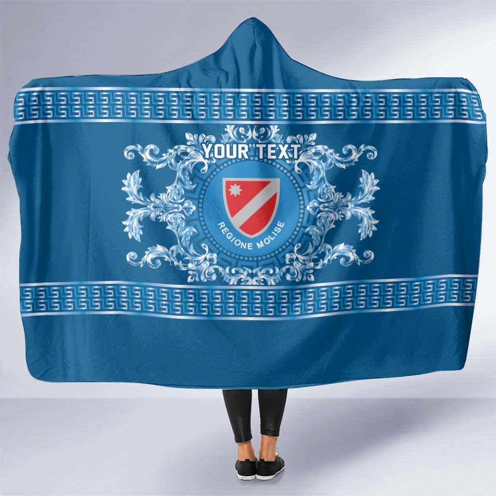 Personalized Italy Molise Hooded Blanket Baroque Motif