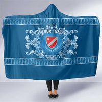 Personalized Italy Molise Hooded Blanket Baroque Motif