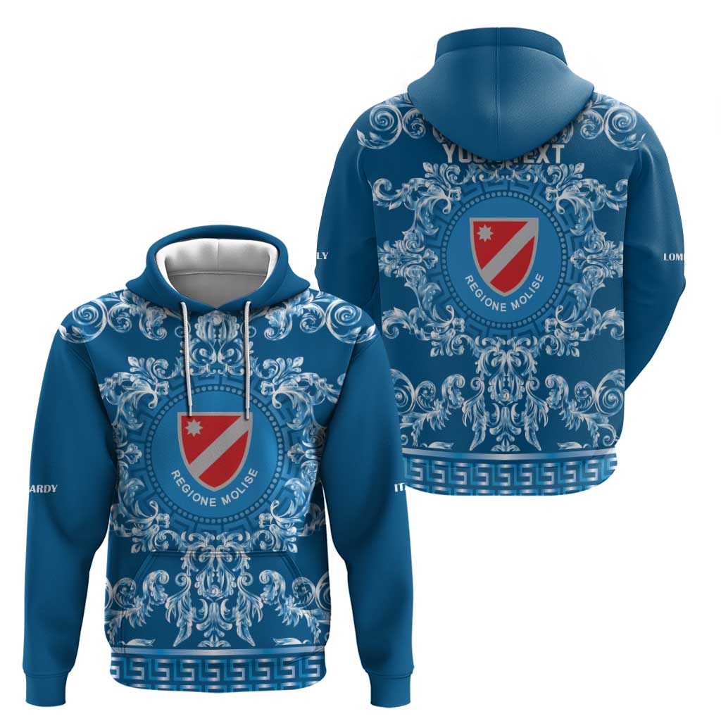 Personalized Italy Molise Hoodie Baroque Motif