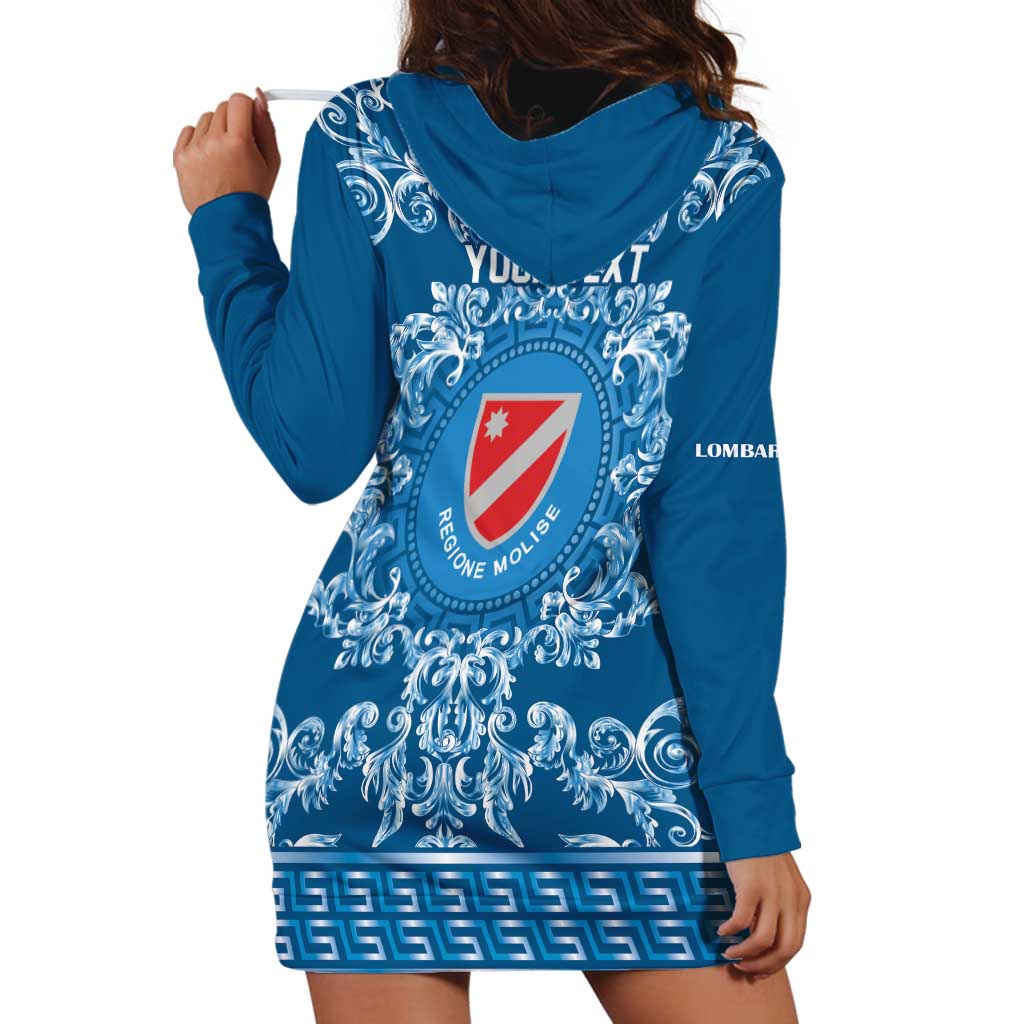 Personalized Italy Molise Hoodie Dress Baroque Motif