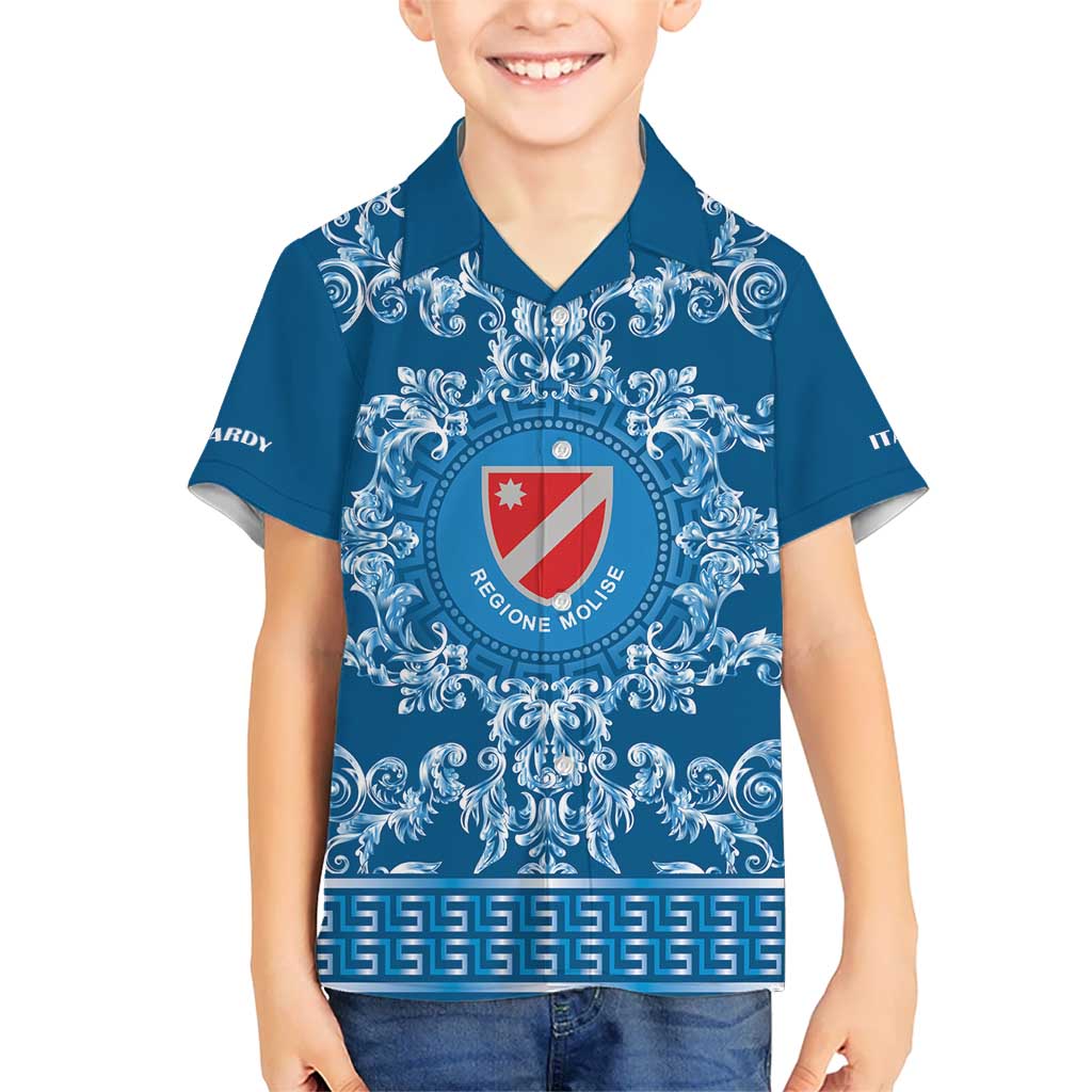 Personalized Italy Molise Kid Hawaiian Shirt Baroque Motif