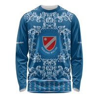 Personalized Italy Molise Long Sleeve Shirt Baroque Motif