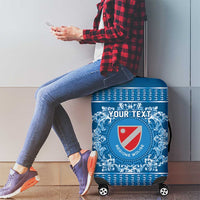 Personalized Italy Molise Luggage Cover Baroque Motif