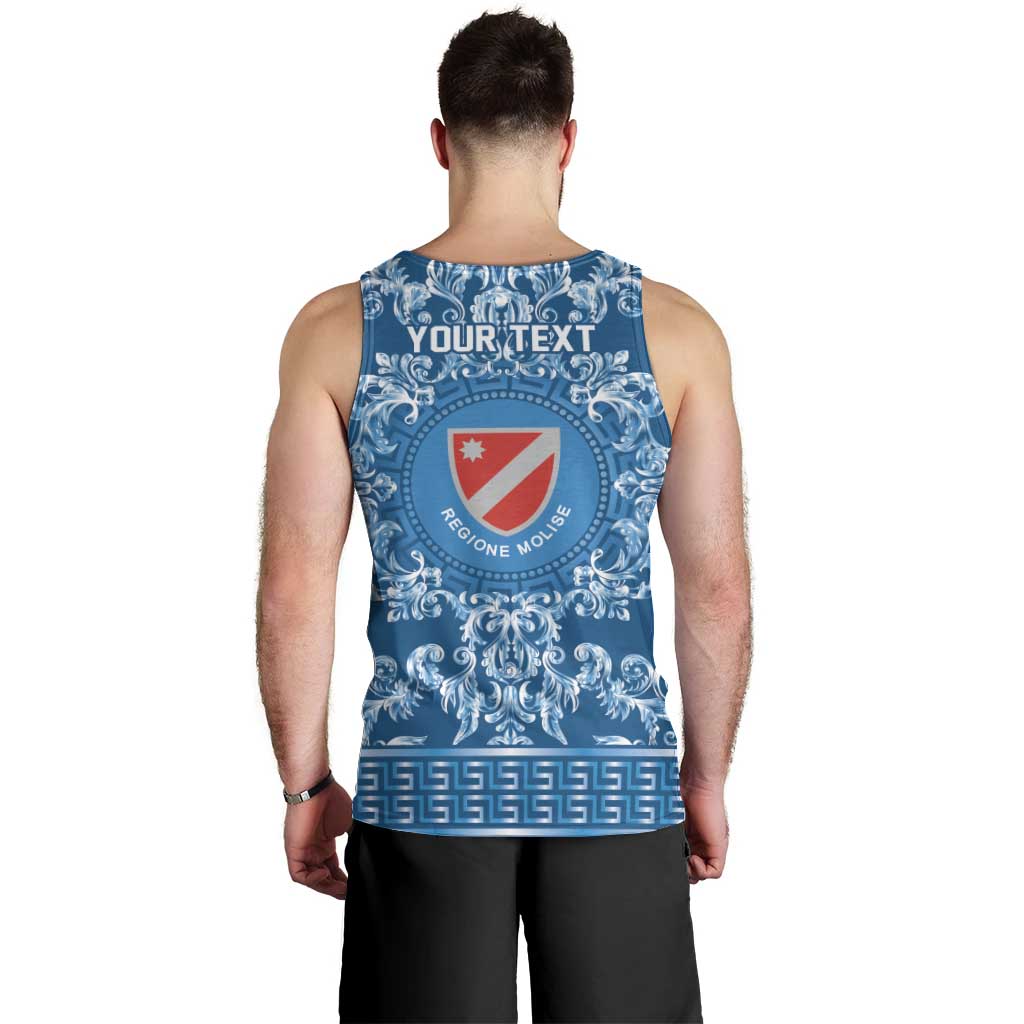 Personalized Italy Molise Men Tank Top Baroque Motif