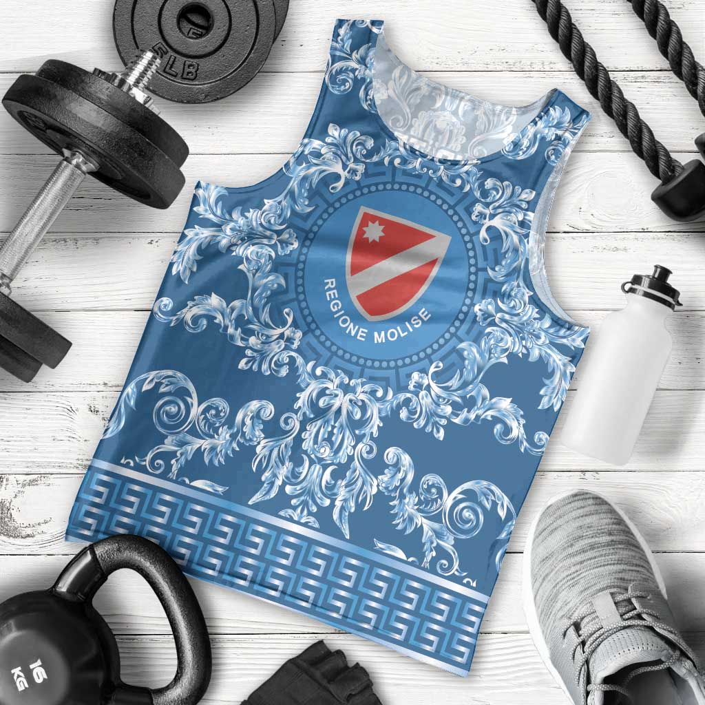 Personalized Italy Molise Men Tank Top Baroque Motif