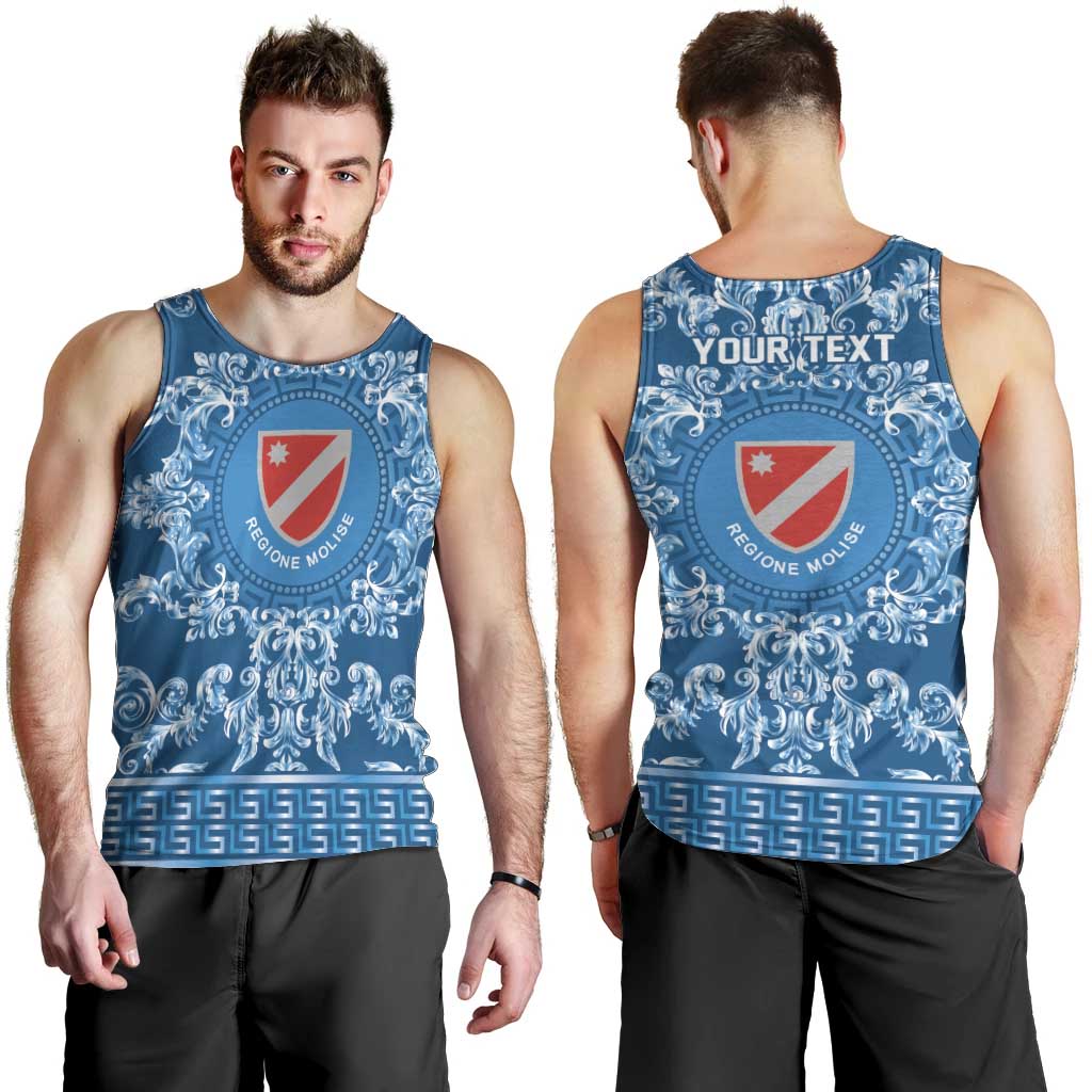 Personalized Italy Molise Men Tank Top Baroque Motif