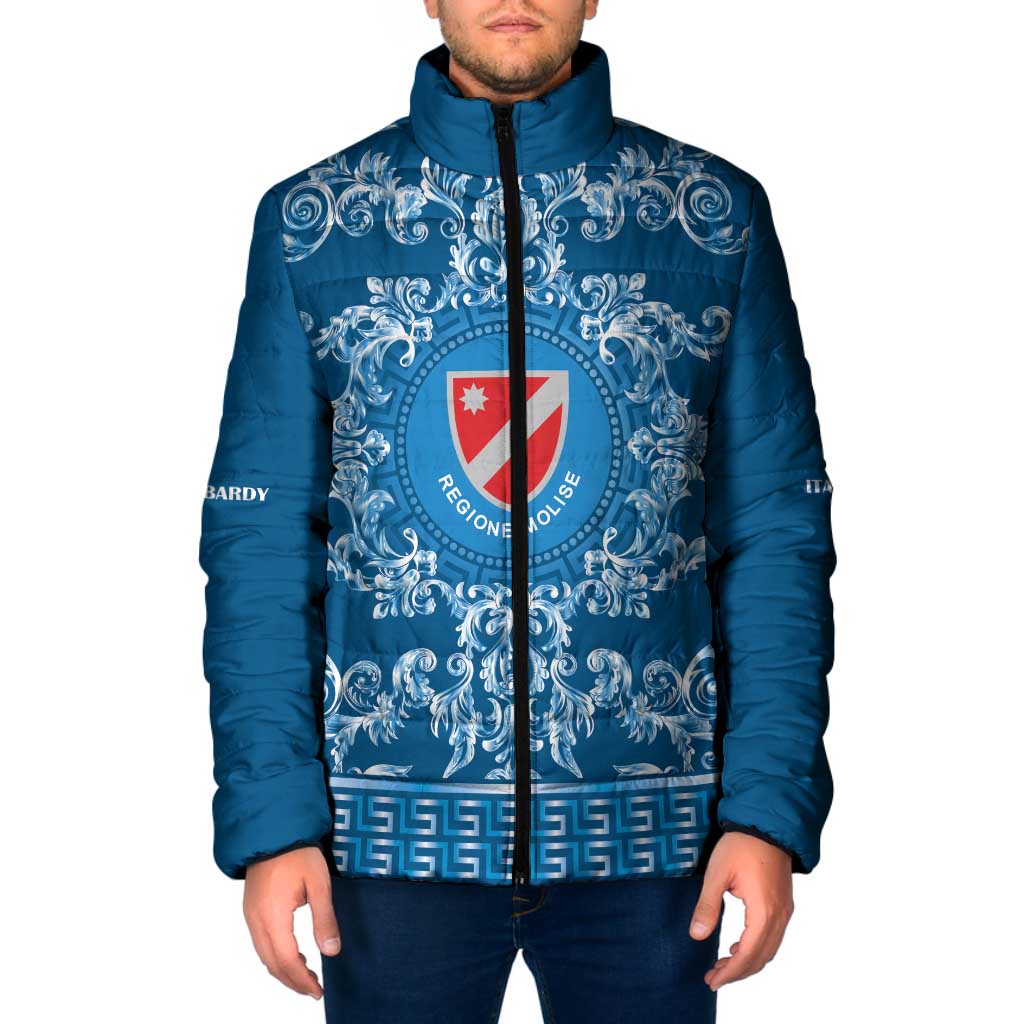 Personalized Italy Molise Padded Jacket Baroque Motif