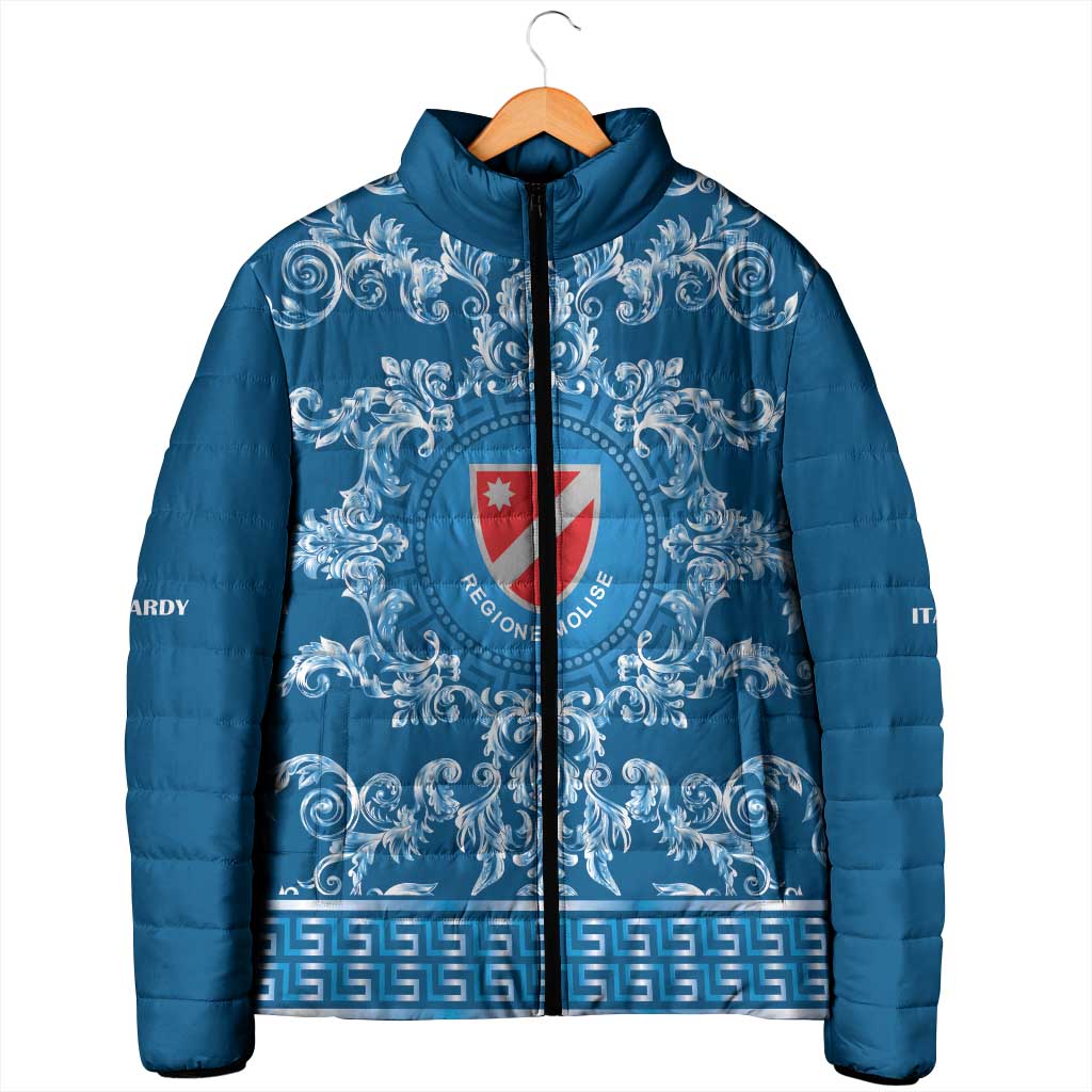 Personalized Italy Molise Padded Jacket Baroque Motif