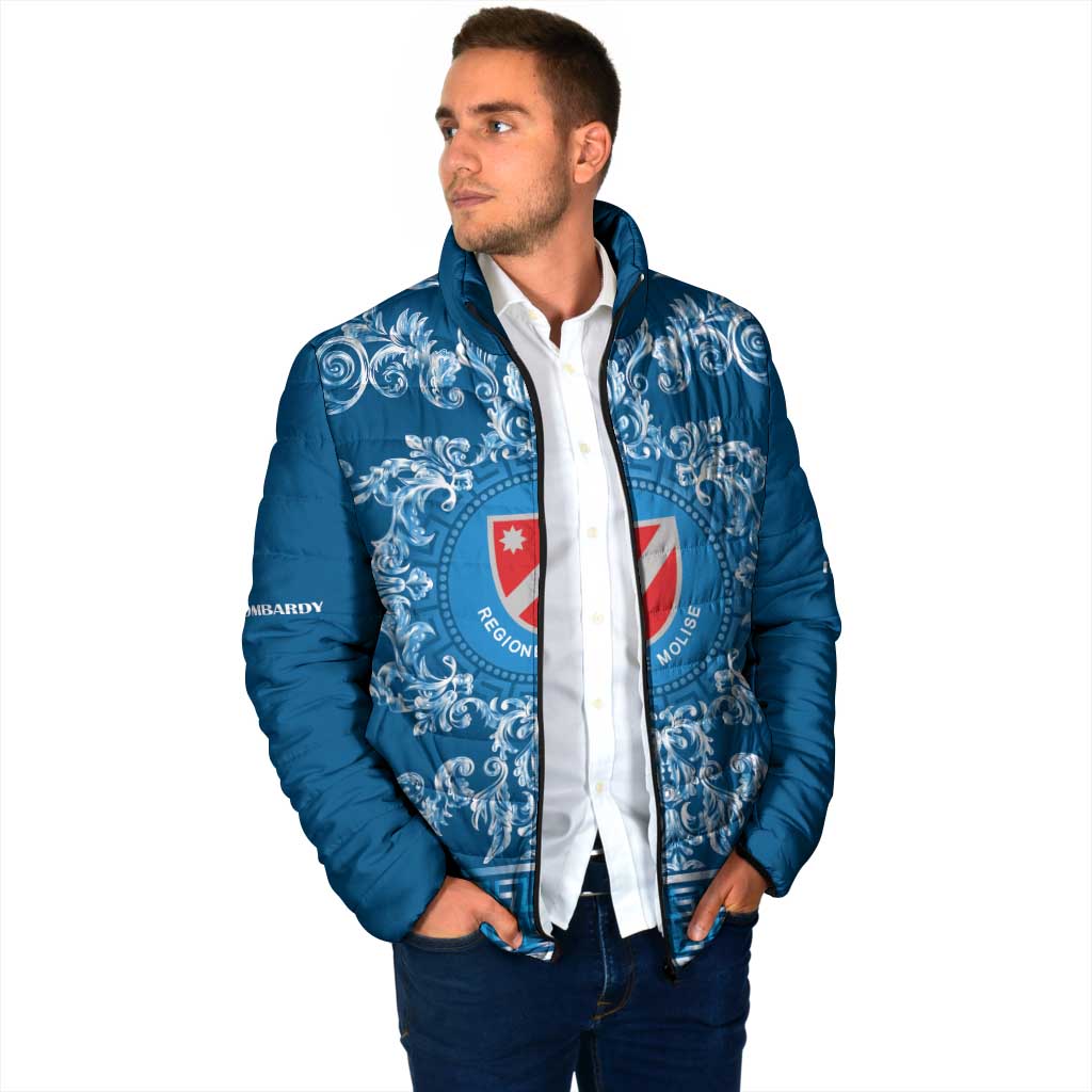 Personalized Italy Molise Padded Jacket Baroque Motif