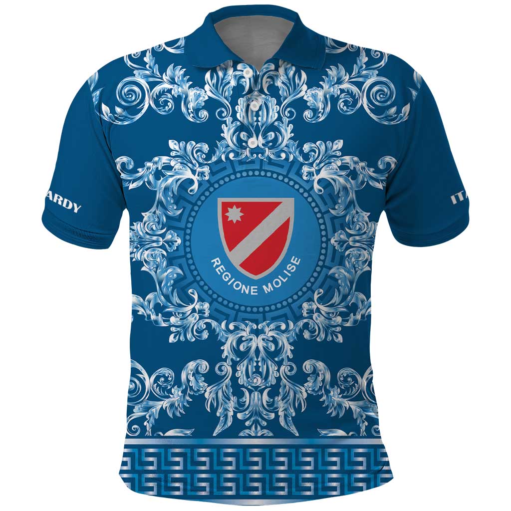 Personalized Italy Molise Polo Shirt Baroque Motif