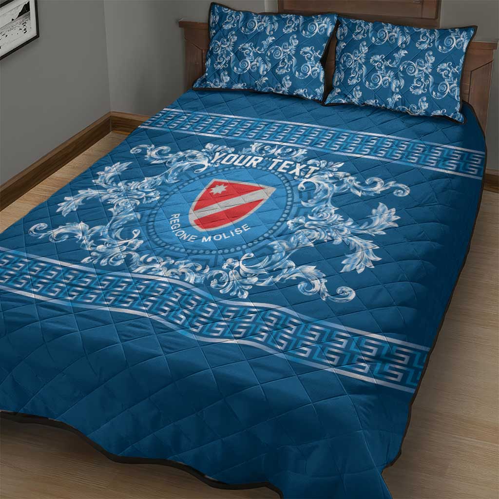 Personalized Italy Molise Quilt Bed Set Baroque Motif