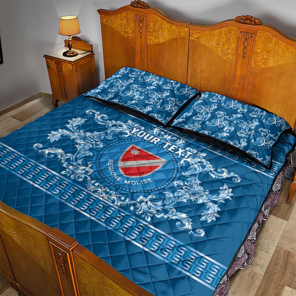 Personalized Italy Molise Quilt Bed Set Baroque Motif