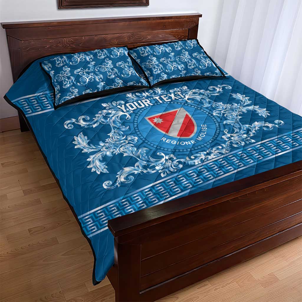 Personalized Italy Molise Quilt Bed Set Baroque Motif
