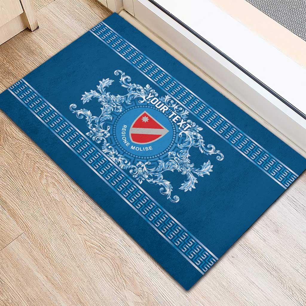 Personalized Italy Molise Rubber Doormat Baroque Motif