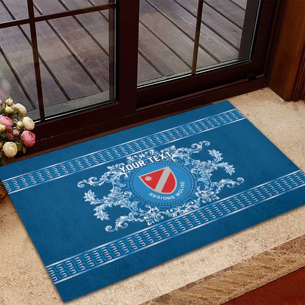 Personalized Italy Molise Rubber Doormat Baroque Motif