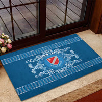 Personalized Italy Molise Rubber Doormat Baroque Motif