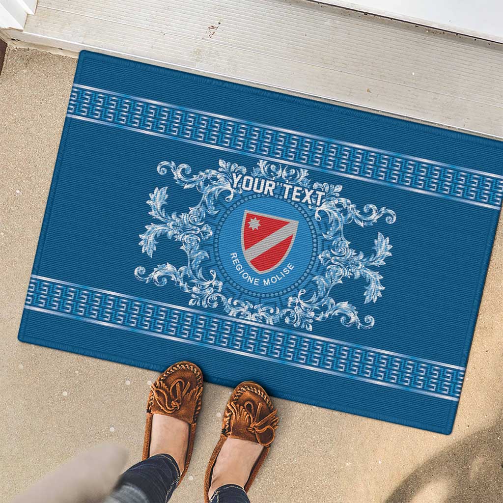 Personalized Italy Molise Rubber Doormat Baroque Motif