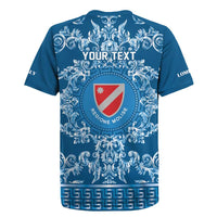 Personalized Italy Molise Rugby Jersey Baroque Motif