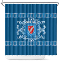 Personalized Italy Molise Shower Curtain Baroque Motif