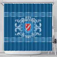 Personalized Italy Molise Shower Curtain Baroque Motif
