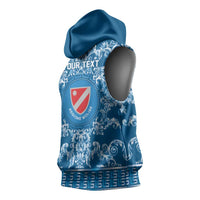 Personalized Italy Molise Sleeveless Hoodie Baroque Motif