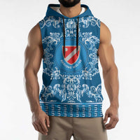 Personalized Italy Molise Sleeveless Hoodie Baroque Motif