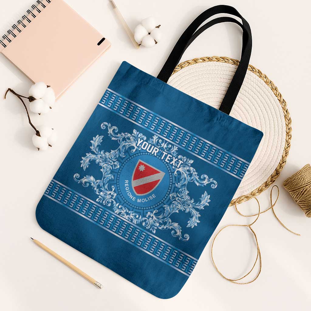 Personalized Italy Molise Tote Bag Baroque Motif