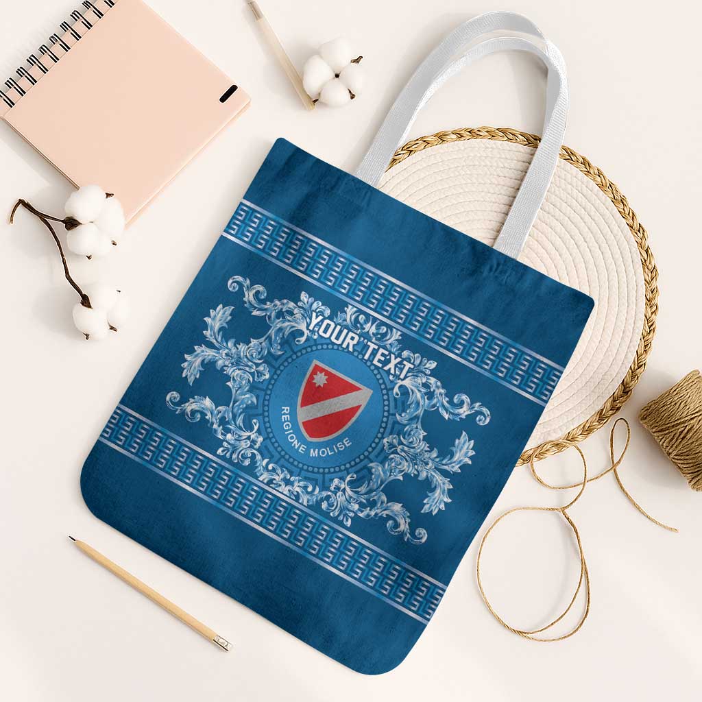 Personalized Italy Molise Tote Bag Baroque Motif