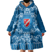 Personalized Italy Molise Wearable Blanket Hoodie Baroque Motif