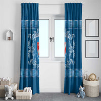 Personalized Italy Molise Window Curtain Baroque Motif