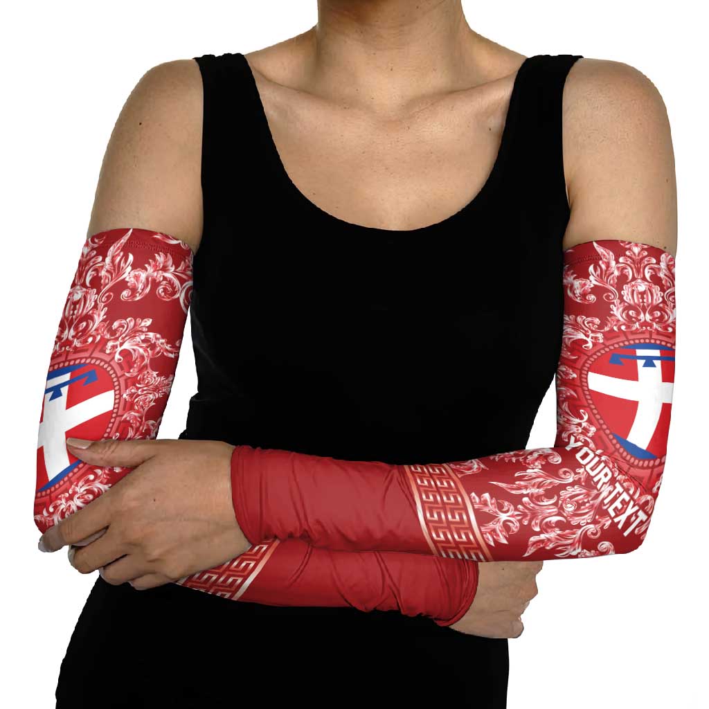 Personalized Italy Piedmont Arm Sleeves Baroque Motif