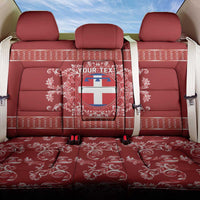 Personalized Italy Piedmont Back Car Seat Cover Baroque Motif