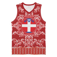 Personalized Italy Piedmont Basketball Jersey Baroque Motif