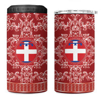 Personalized Italy Piedmont 4 in 1 Can Cooler Tumbler Baroque Motif