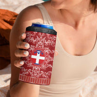 Personalized Italy Piedmont 4 in 1 Can Cooler Tumbler Baroque Motif