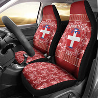 Personalized Italy Piedmont Car Seat Cover Baroque Motif