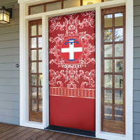 Personalized Italy Piedmont Door Cover Baroque Motif