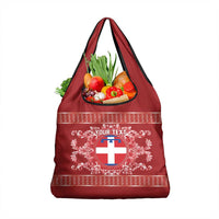 Personalized Italy Piedmont Grocery Bag Baroque Motif