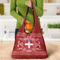 Personalized Italy Piedmont Grocery Bag Baroque Motif