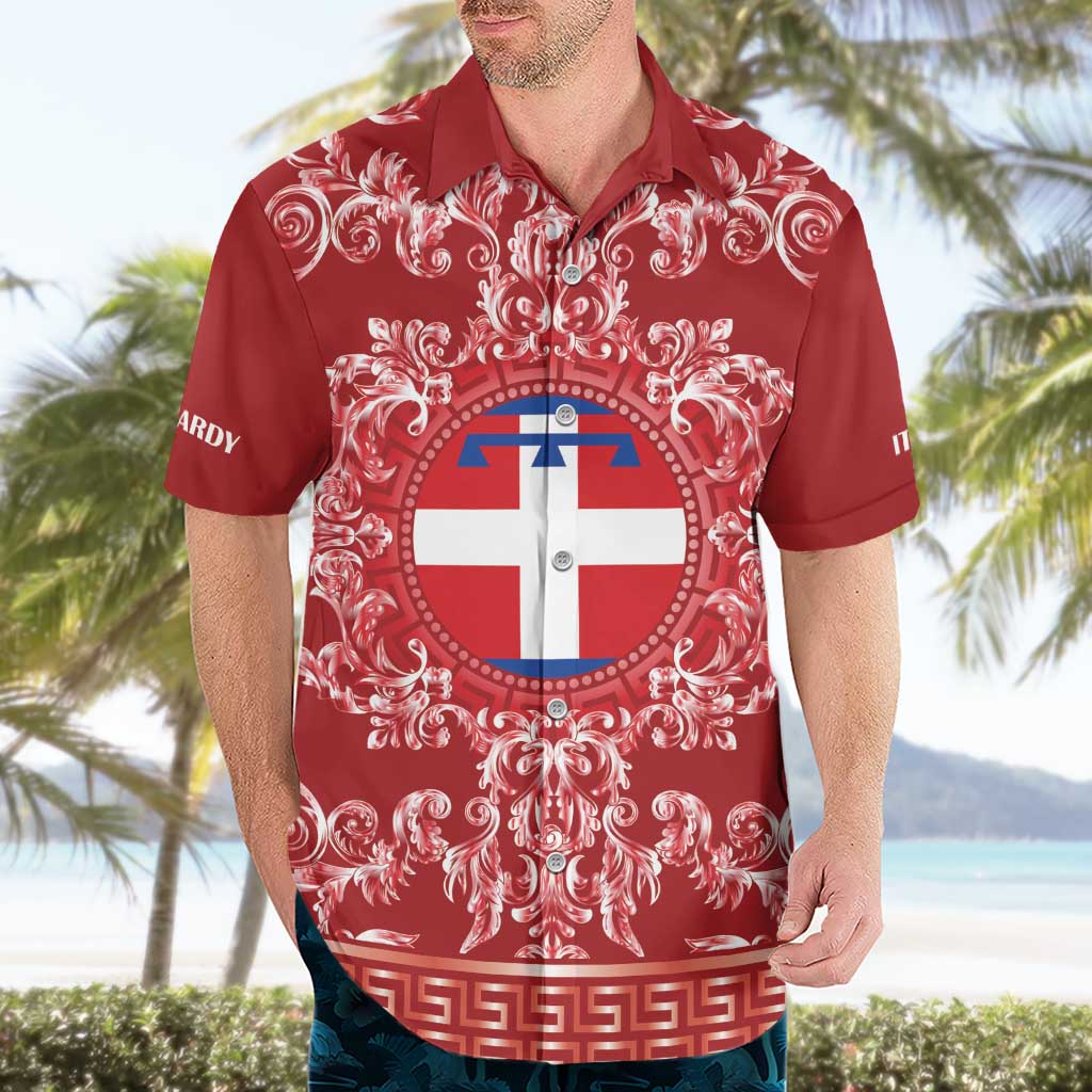 Personalized Italy Piedmont Hawaiian Shirt Baroque Motif